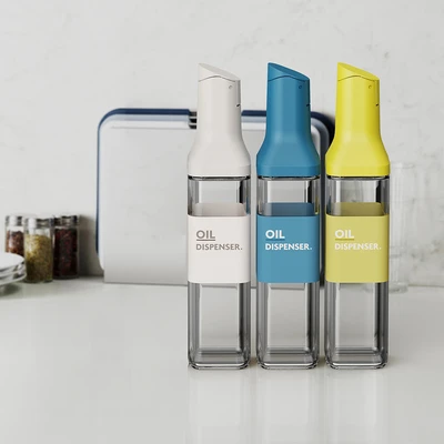 Gambar Informa Pearl Botol Minyak Kaca 500 ml Set 3 Pcs Random