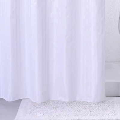Gambar Forhom Tirai Kamar Mandi Polyester Dengan Hooks Hotel 180x200 cm