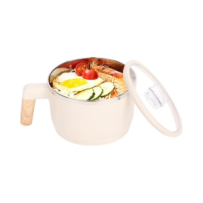 Gambar Informa Ryne Mangkuk Mie Plastik Pp 12.5 cm - Krem Beige