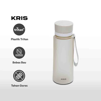 Gambar Kris Calm Botol Minum Tritan 600 ml - Krem