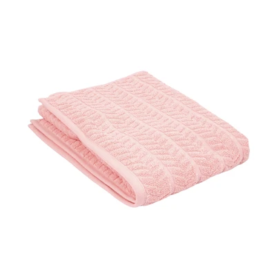 Gambar Forhom 70x140 cm Handuk Mandi Herringbone - Pink
