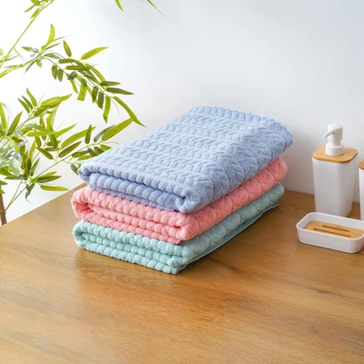 Gambar Forhom 50x100 cm Handuk Travel Herringbone - Pink