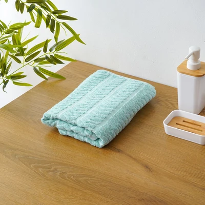 Gambar Forhom 50x100 cm Handuk Travel Herringbone - Hijau