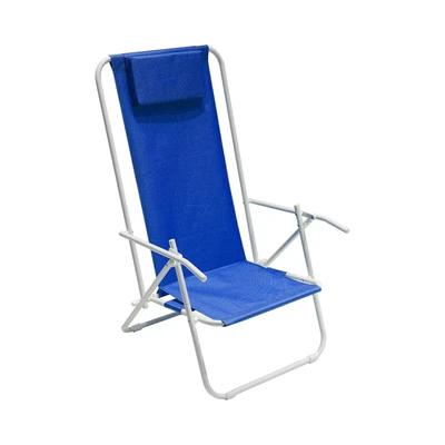Gambar Soleil Brazilian Kursi Pantai Lipat Fabric - Biru Ocean