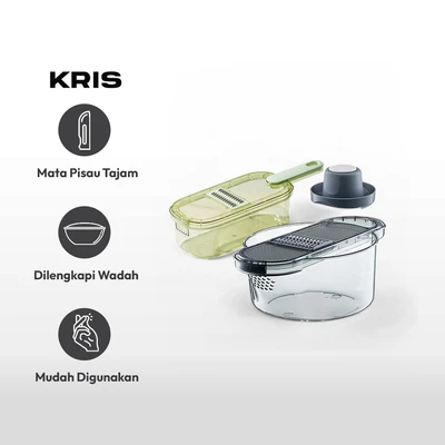 Gambar Kris Parutan 6 Pisau Dengan Keranjang 30.6 cm - Biru