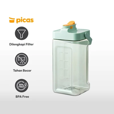 Gambar Picas Teko Minum Plastik Tap 3.5 Liter - Hijau