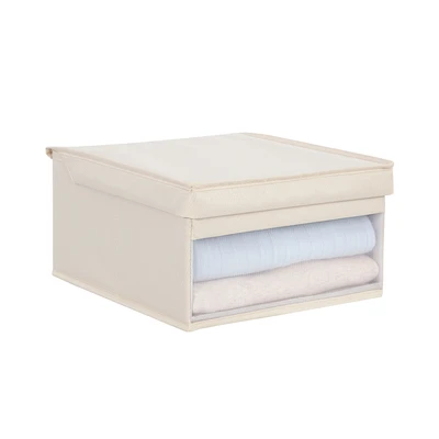 Gambar Stora Kotak Penyimpanan Dengan Tutup 30x39x25 cm - Krem Beige