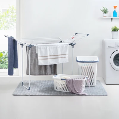 Gambar Informa Zola Keranjang Laundry Dengan Handle - Putih
