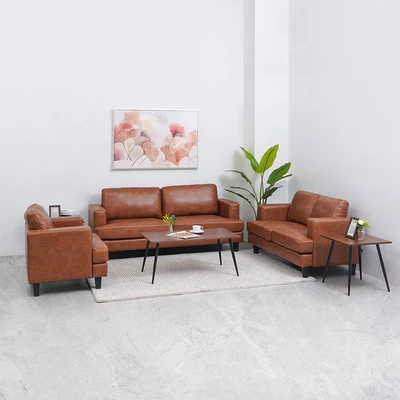 Gambar Informa Leon Sofa Fabric 2 Seater - Cokelat