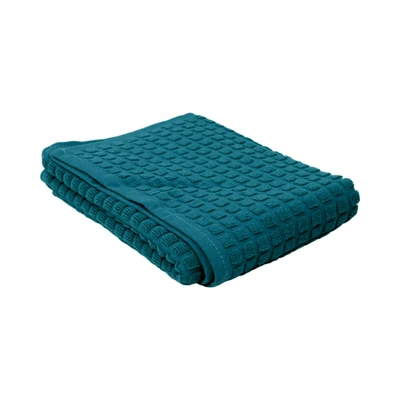 Gambar Forhom 50x100 cm Handuk Travel Waffle - Hijau Pine