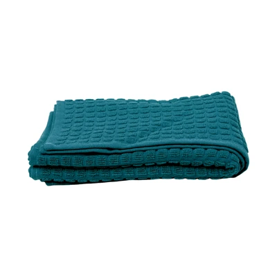 Gambar Forhom 50x100 cm Handuk Travel Waffle - Hijau Pine