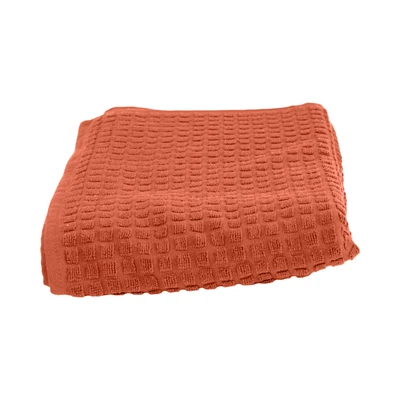 Gambar Forhom 35x70 cm Handuk Olahraga Waffle - Merah Terracotta