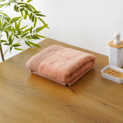 Gambar Forhom 70x140 cm Handuk Mandi Wavy - Krem