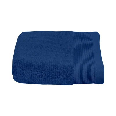 Gambar Forhom 70x140 cm Handuk Mandi Wavy - Biru Navy