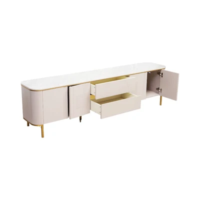 Gambar Informa Irish Rak TV High Gloss - Taupe