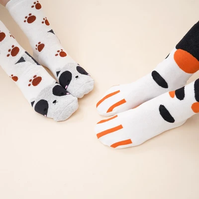 Gambar Ataru Set 2 Pasang Kaos Kaki Winter Paw Racoon