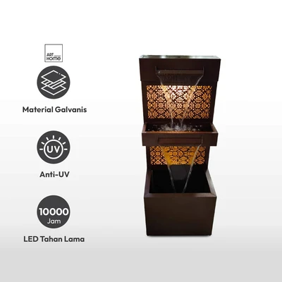 Gambar Arthome Hiasan Air Mancur LED Multi Drop 109 cm
