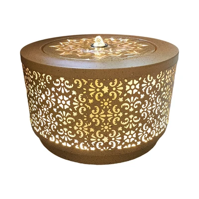 Gambar Arthome Hiasan Air Mancur Bubbling LED Flower 25 cm