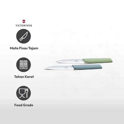Gambar Victorinox Swiss Modern Pisau Paring 10 cm Wv Arn 6.9006.10W21