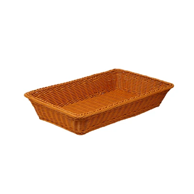 Gambar Stora Keranjang Parcel Plastik 55x35x10 cm - Krem Beige