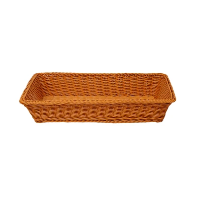 Gambar Stora Keranjang Parcel Plastik 55x35x10 cm - Krem Beige
