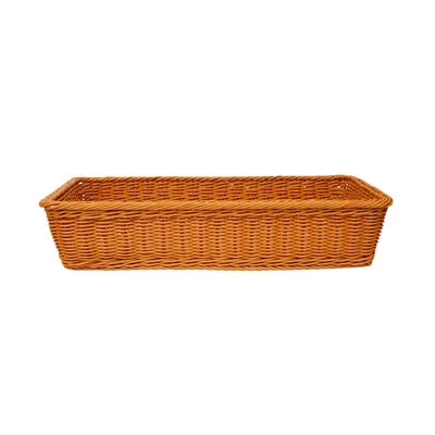 Gambar Stora Keranjang Parcel Plastik High 55x35x6 cm - Krem Beige