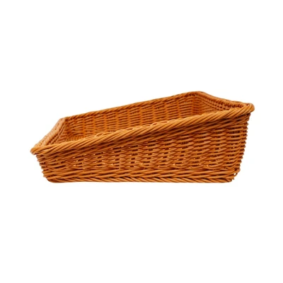 Gambar Stora Keranjang Parcel Plastik High 55x35x6 cm - Krem Beige