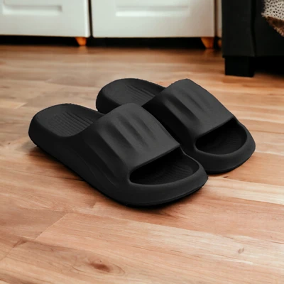 Gambar Ataru Ukuran 44/45 Sandal Rumah Lines - Hitam