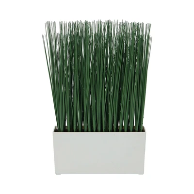 Gambar Informa Tanaman Artifisial Onion Grass Dengan Pot 28x6.5x45 cm - Hijau