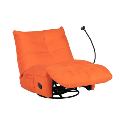 Gambar Cheers Melody Sofa Recliner Rocking Fabric 1 Seater - Oranye