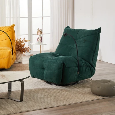 Gambar Cheers Melody Sofa Recliner Rocking Fabric 1 Seater - Hijau