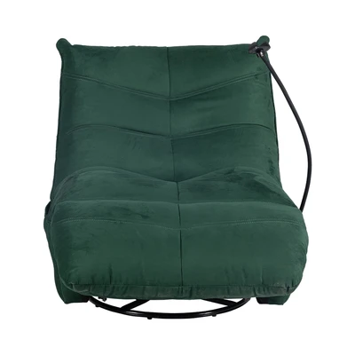 Gambar Cheers Melody Sofa Recliner Rocking Fabric 1 Seater - Hijau