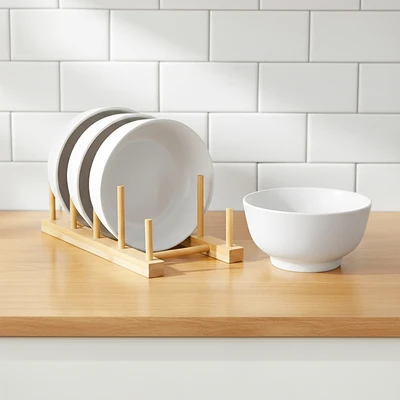 Gambar Appetite Shayan Mangkuk Dengan Rak Set 4 pcs - Putih
