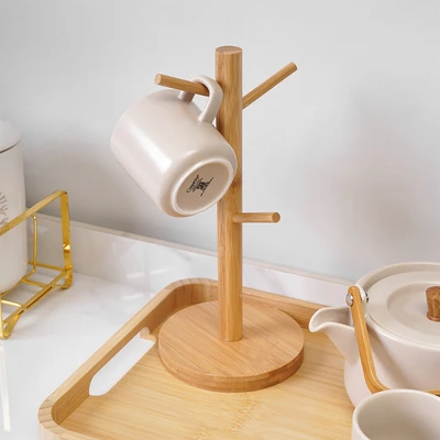 Gambar Appetite Shalby Teko & Cangkir Porcelain Dengan Nampan Set 5 Pcs - Cokelat