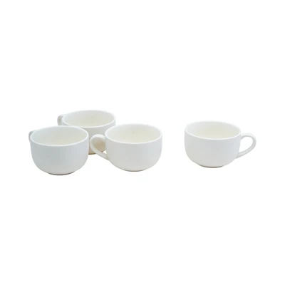 Gambar Appetite Shalvy Teko & Cangkir Porcelain Dengan Nampan Set 5 Pcs - Putih
