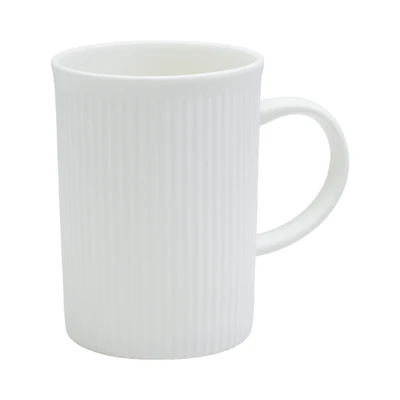 Gambar Appetite Menthis Mug Porcelain Dengan Rak 350 ml Set 6 pcs - Putih