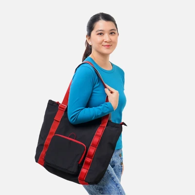 Gambar Ilook Tote Bag Lipat Travel - Hitam