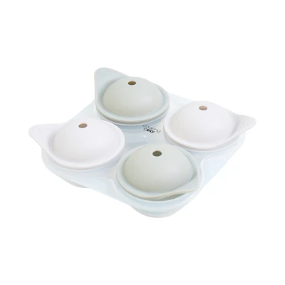 Gambar Cooking Color Blanc Cetakan Es Batu Silikon 4 Slot - Putih