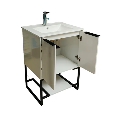 Gambar Fosa Purita Set Kabinet Kamar Mandi PVC - Putih