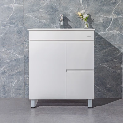 Gambar Fosa Senna Set Kabinet Kamar Mandi PVC - Putih