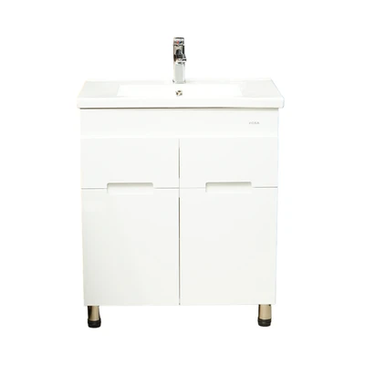 Gambar Fosa Floren Set Kabinet Kamar Mandi PVC - Putih