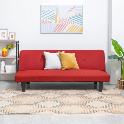 Gambar Informa Martis Oakland Sofa Bed Fabric - Merah