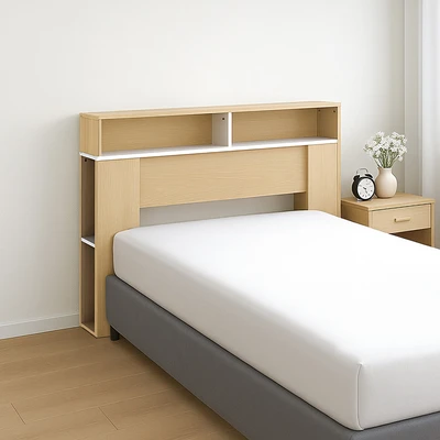 Gambar Informa Gio Headboard Tempat Tidur Anak - Cokelat Euro Oak