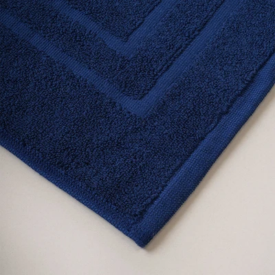 Gambar Forhom Keset Kamar Mandi Embossed 45x70 cm - Biru Navy