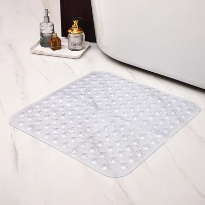 Gambar Forhom Keset Kamar Mandi PVC Suction Square 53x54 cm - Putih