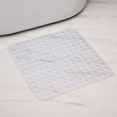 Gambar Forhom Keset Kamar Mandi PVC Suction Square 53x54 cm - Putih