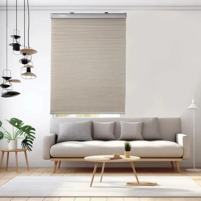 Gambar Forhom Honeycomb Blind 60x180 cm - Putih Ivory