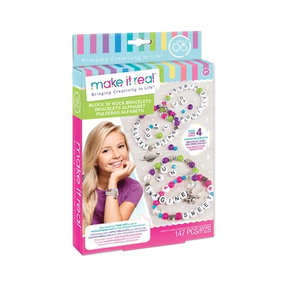 Gambar Make It Real Block & Rock Charm Bracelets 1205 - Mix
