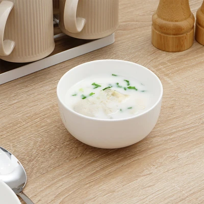 Gambar Appetite Mangkuk Saji Porcelain 11.5 cm - Putih Shine