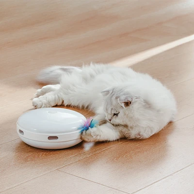 Gambar Paws N Tail Mainan Kucing Automatic - Putih